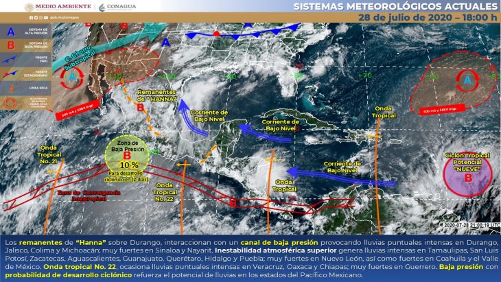 inestabilidad atmosferica zacatecas