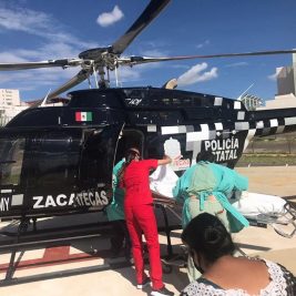 traslado menor quemado zacatecas