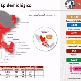 Mapa Epidemiológico en Zacatecas | Noviembre 2020.