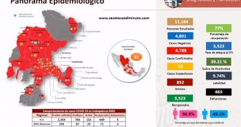 Mapa Epidemiológico en Zacatecas | Noviembre 2020.