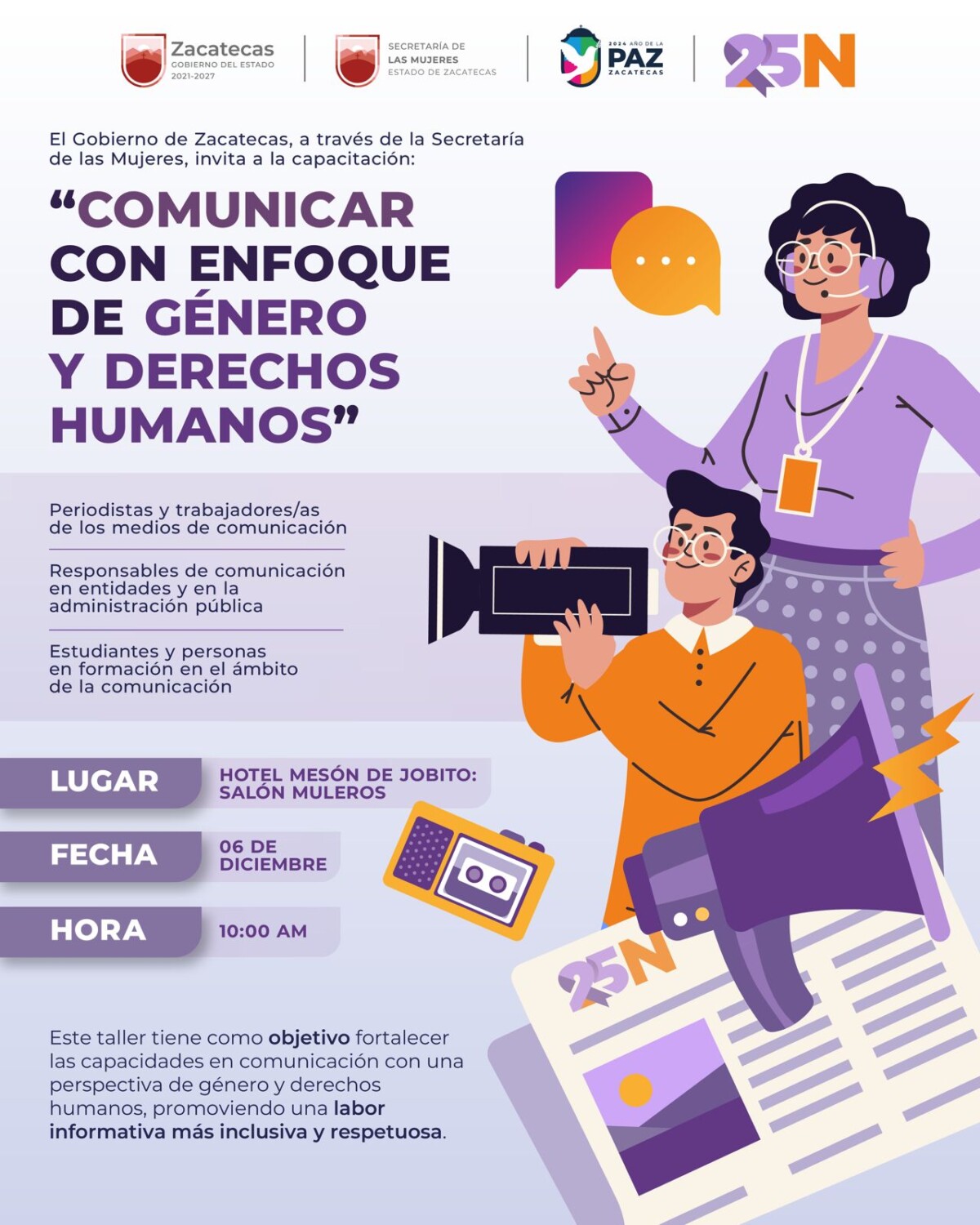 Invita Gobierno de Zacatecas a participar en la capacitación Comunicar ...